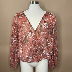 Lovestitch Floral Bohemian Chiffon Blouse